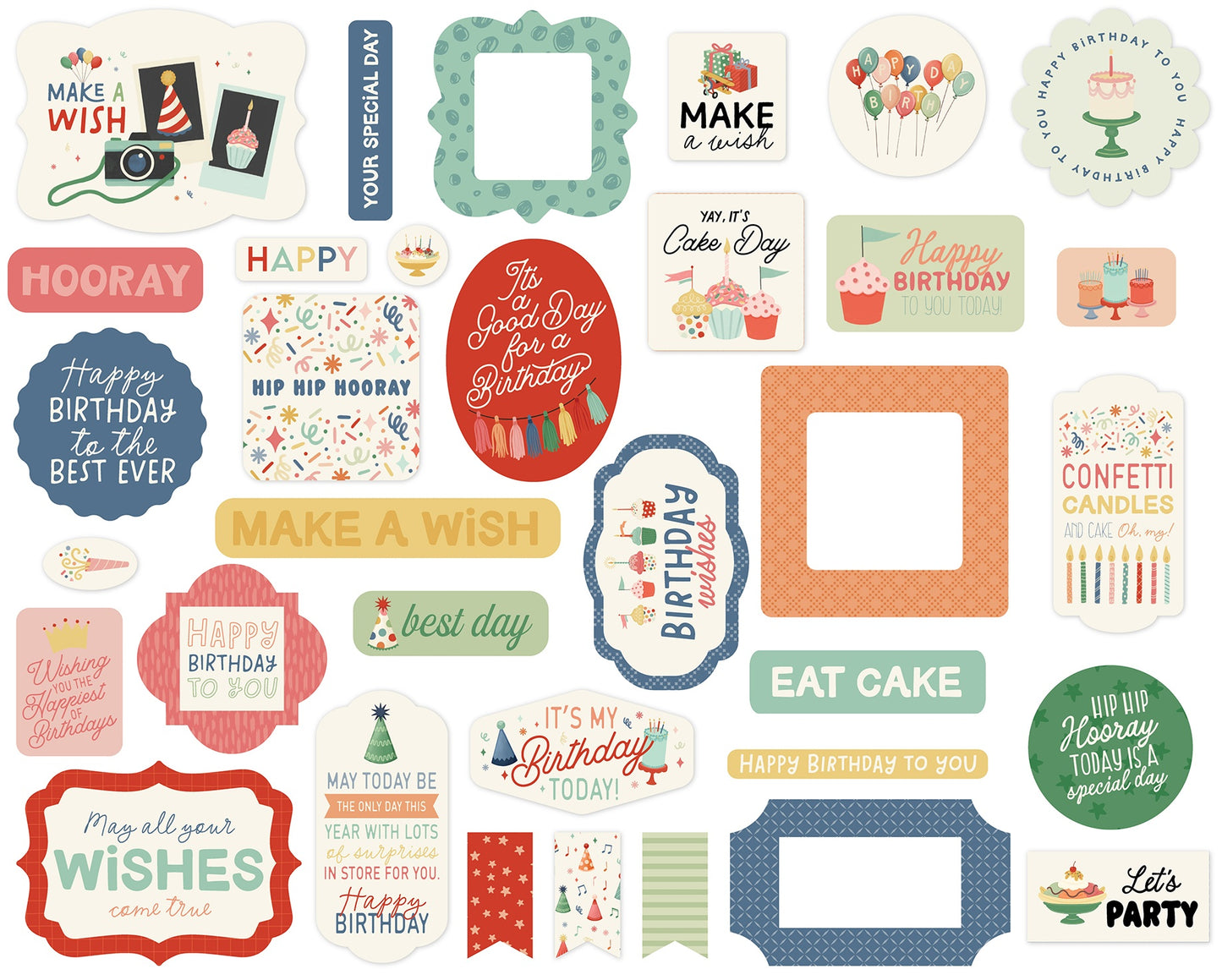 Carta Bella Ephemera-They Say It's Your Birthday