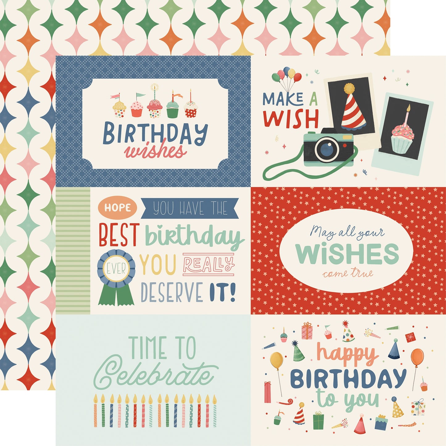 They Say It's Your Birthday Double-Sided Cardstock 12"X12"-Select Style