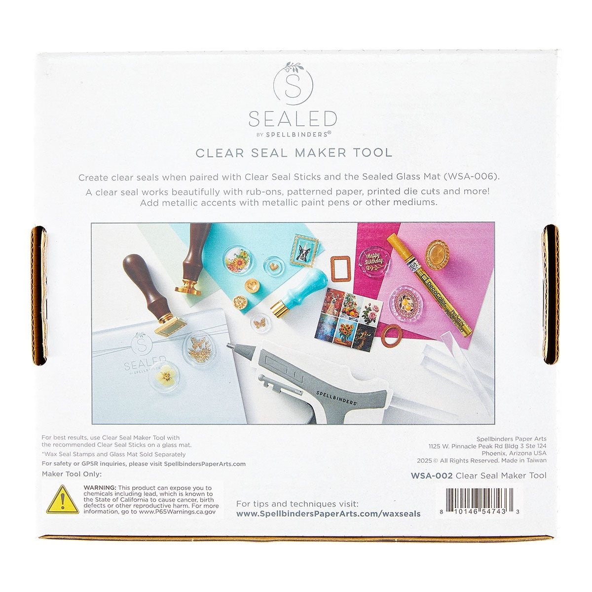 Spellbinders Maker Tool From Clear Seal Maker Tool-Electric Trigger Applicator & Sticks