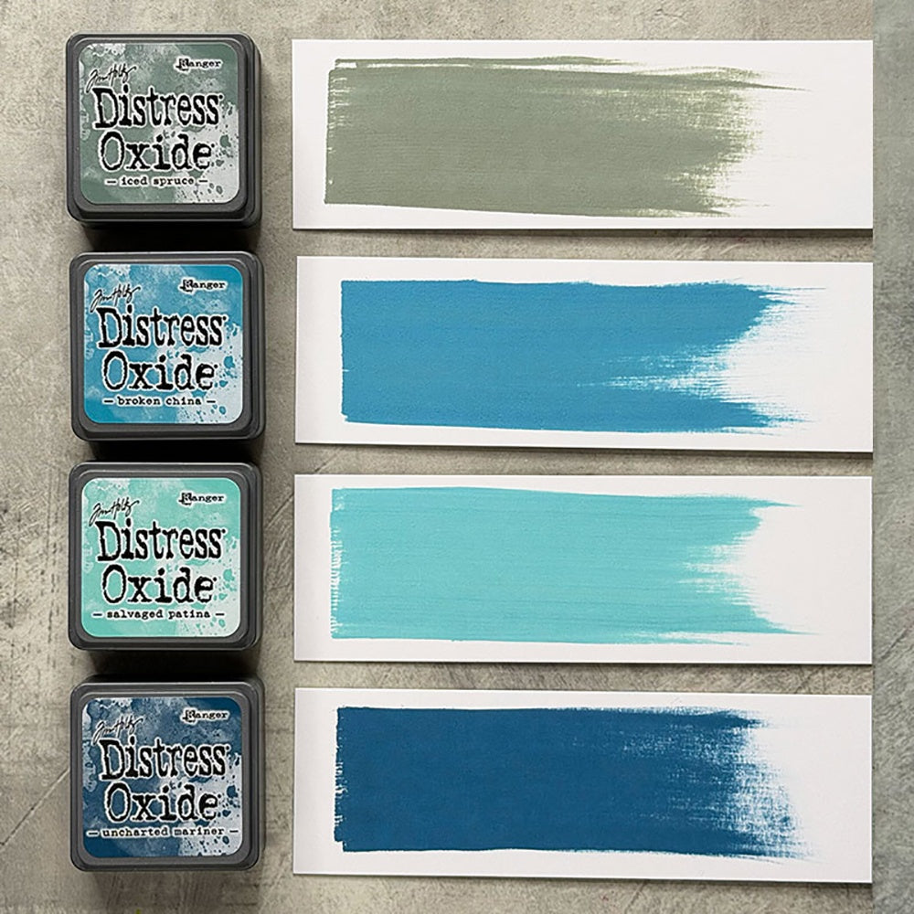 Tim Holtz Distress Mini Oxide Ink Pad Kit #16-Blues
