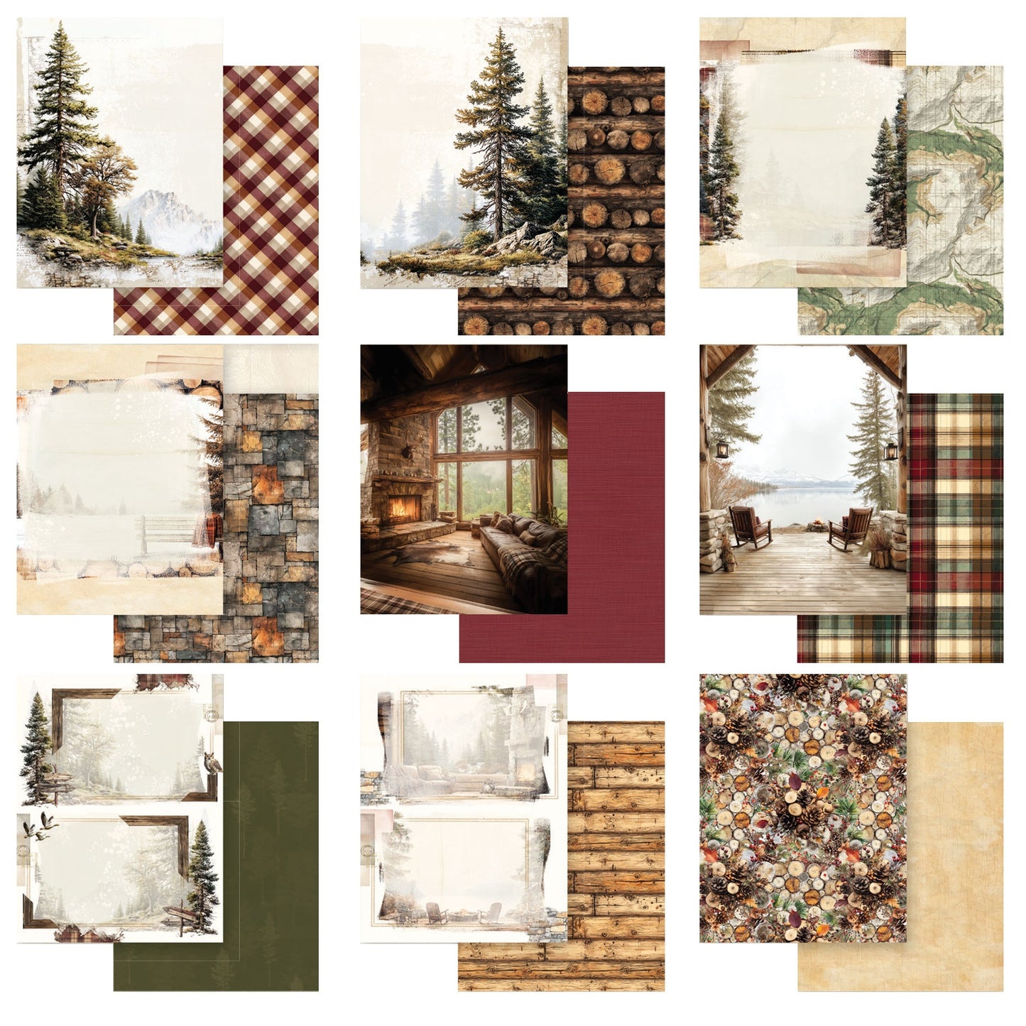 49 And Market Collection Pack 6"X8"-Timber And Tweed