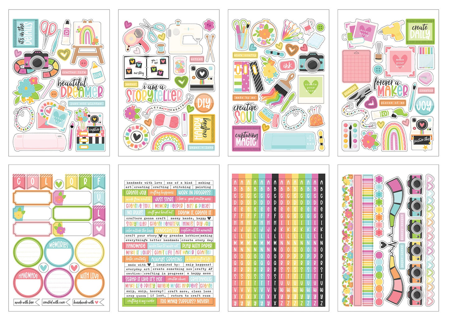 Echo Park Sticker Book-Craft Room