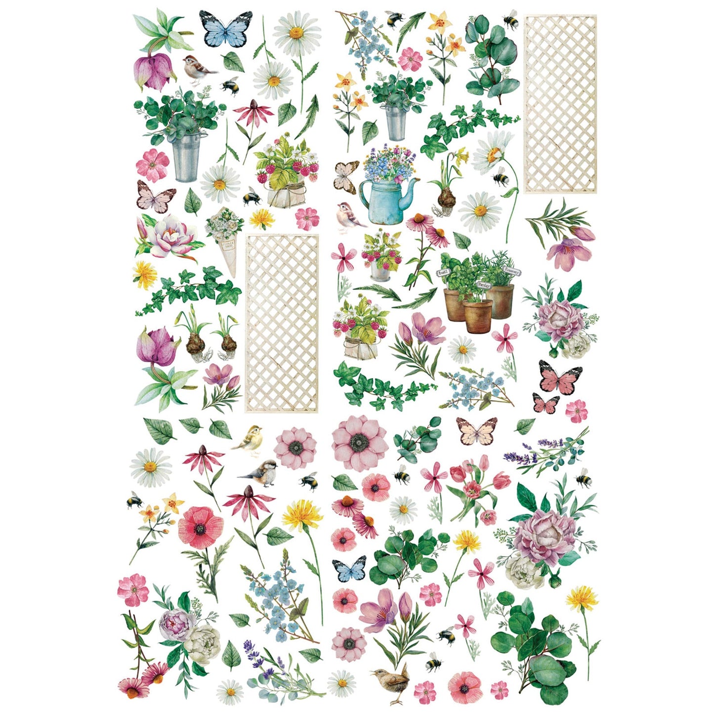 49 and Market Laser Cut Outs-Wildflowers, From the Garden