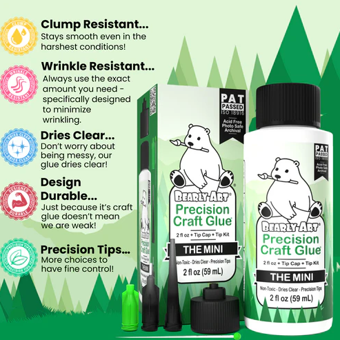 Bearly Art Precision Craft Glue - THE MINI