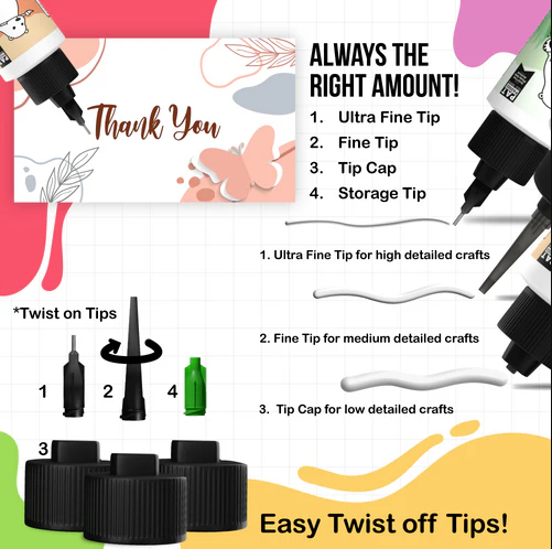 Bearly Art Precision Craft Glue - THE MINI