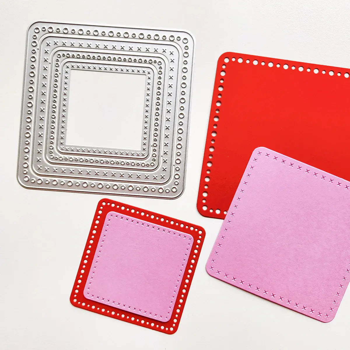 Catherine Pooler Noughts & Crosses Nested Dies