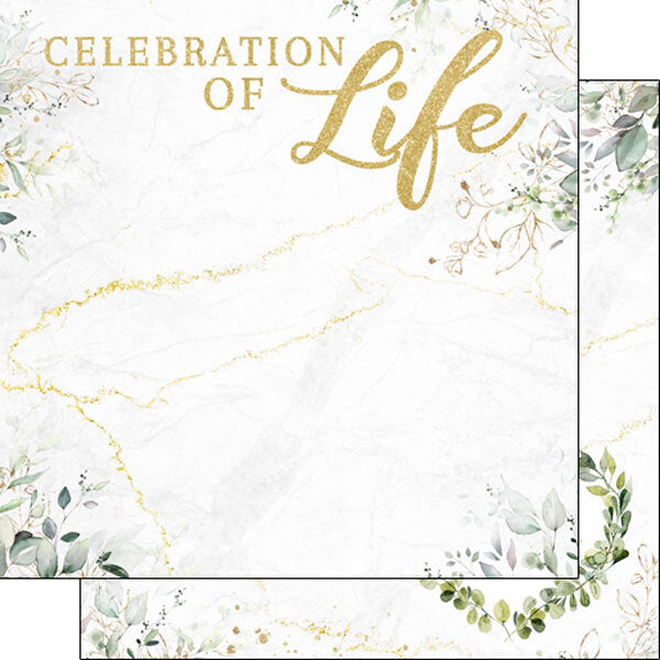 Celebration of Life 12 x 12 paper