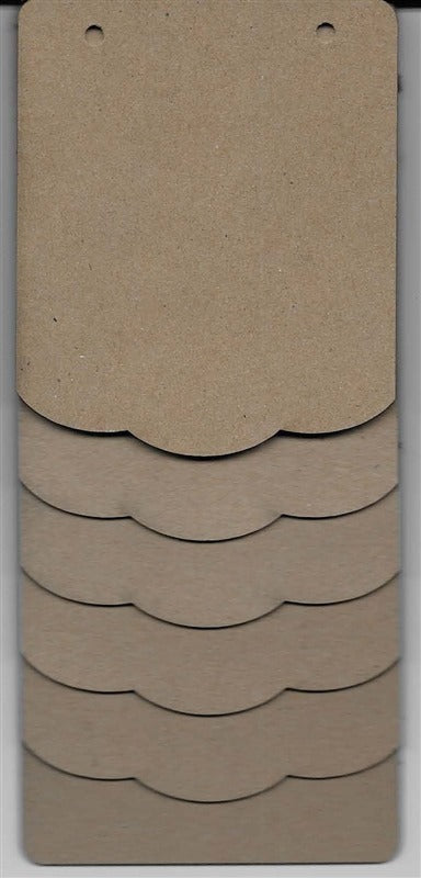 Chipboard Album 3 x 8 Wide Scallop