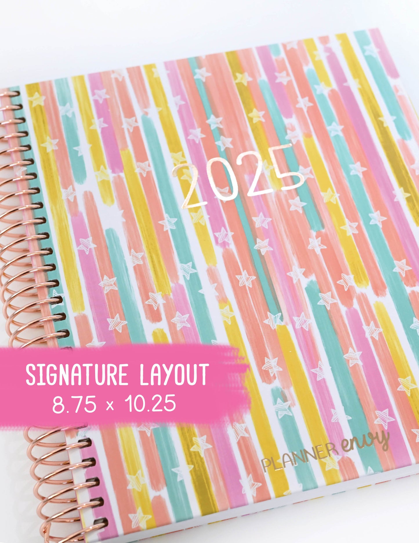 2025 Planner - Signature Layout, Spiral Bound - "Stars & Stripes" (#210)