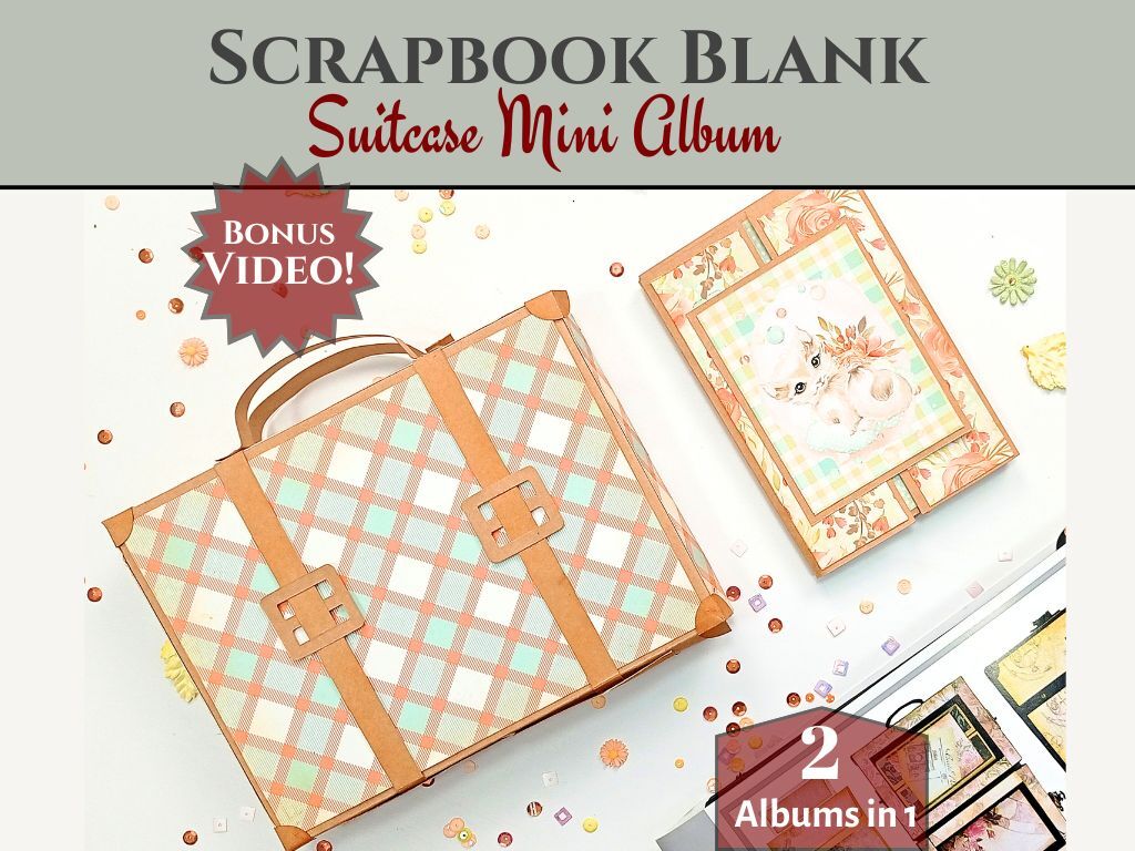 CrafTreat Frame Accordion - Suitcase
