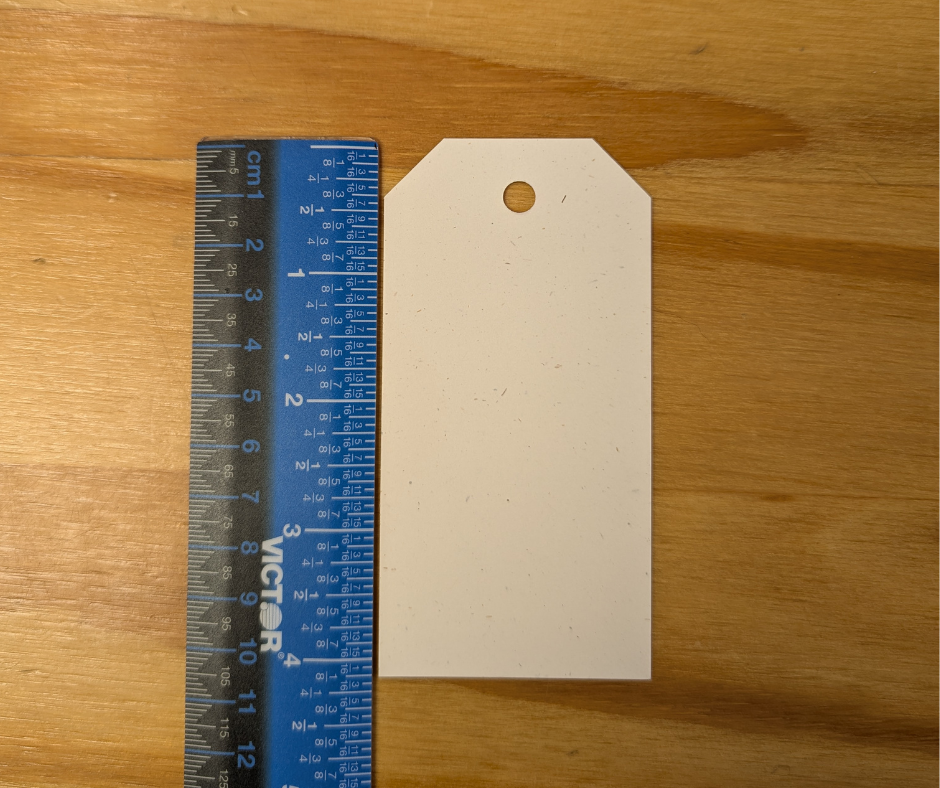 Craft Tags 2.125 x 4.25 25pc Recycled Birch