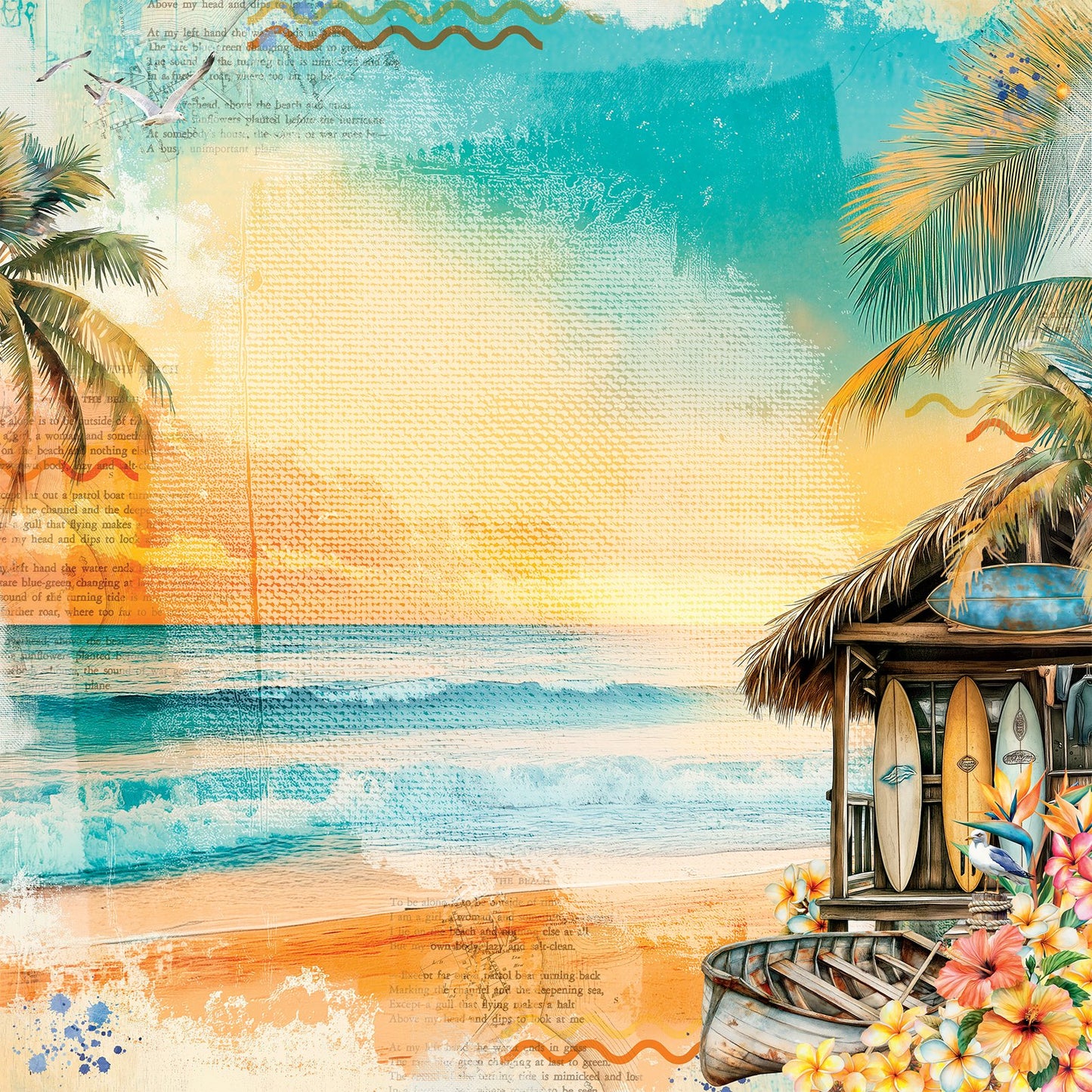49 And Market Collection Pack 12"X12"-Beach Vibes