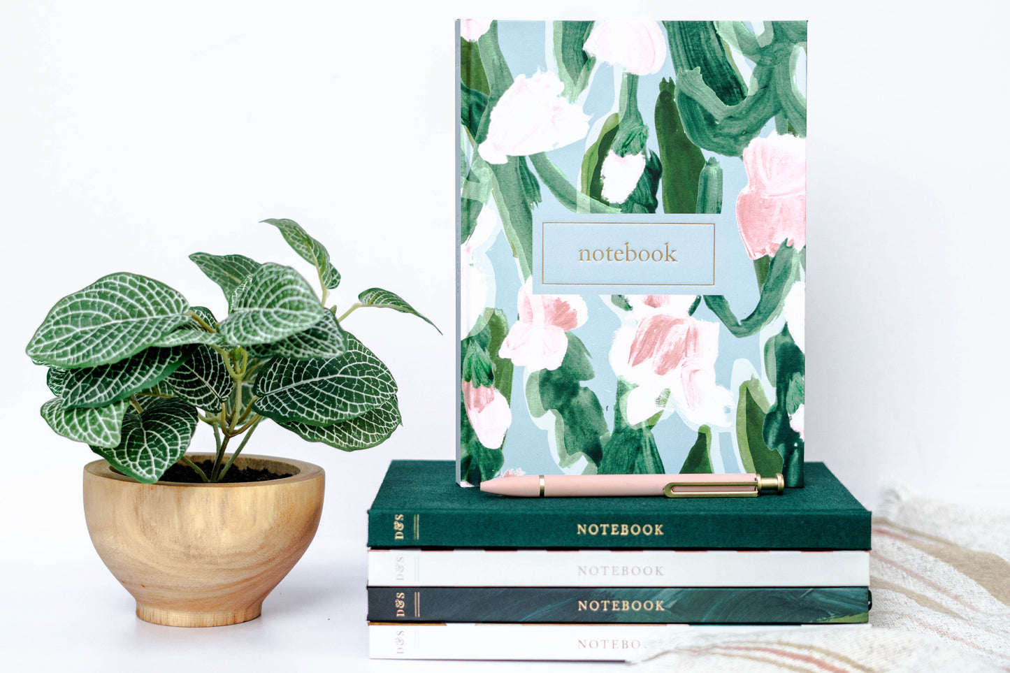 Blank Lined Journal: June Watercolors