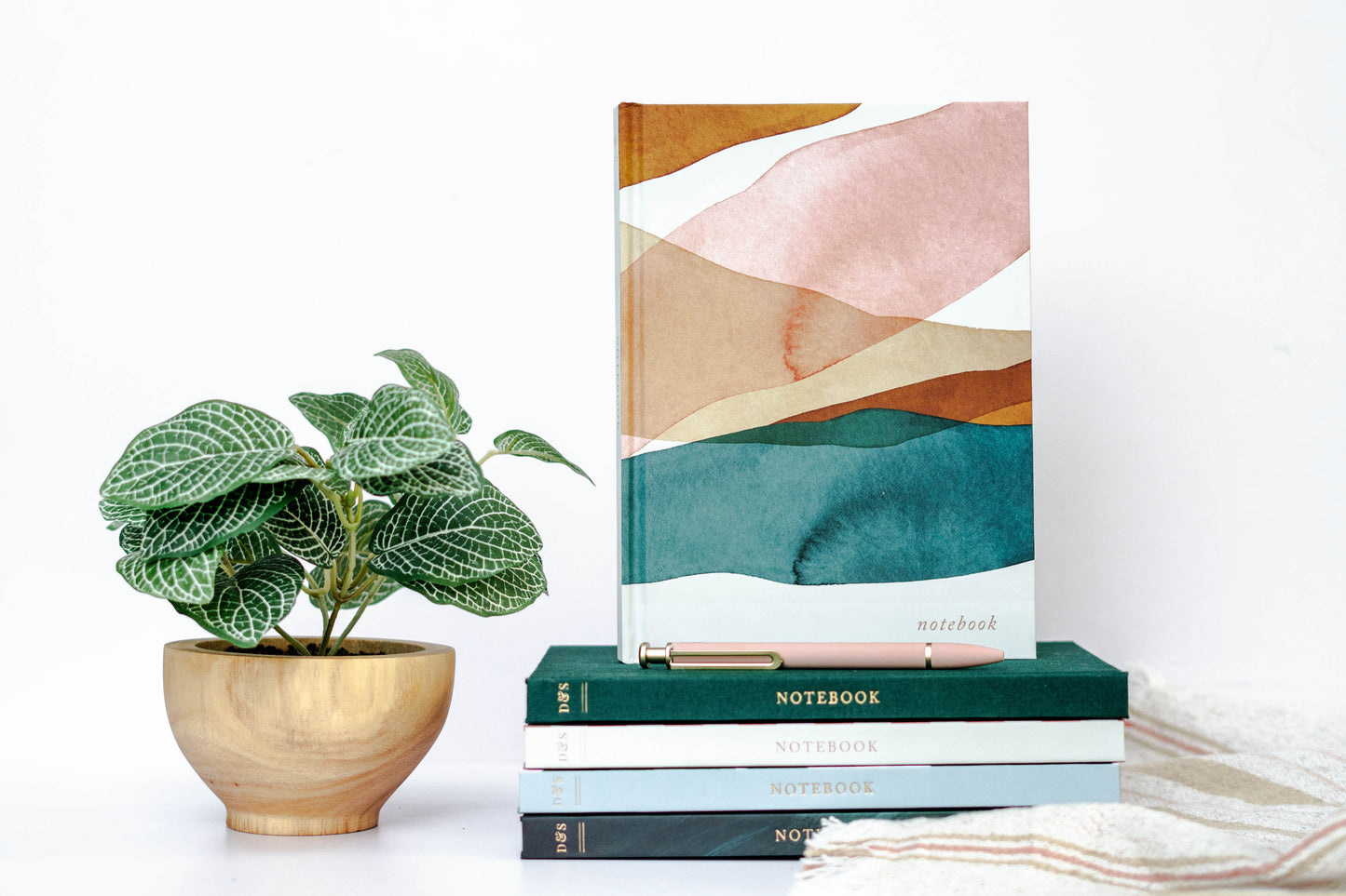 Blank Lined Journal: June Watercolors