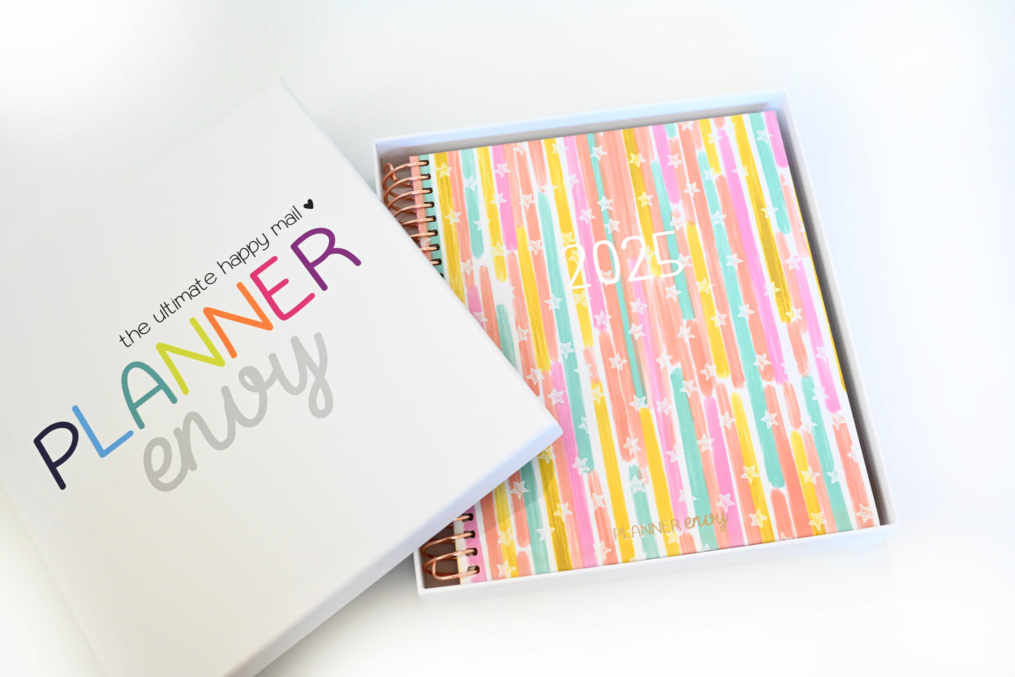2025 Planner - Horizontal Layout, Spiral Bound - "Stars & Stripes" (#110)