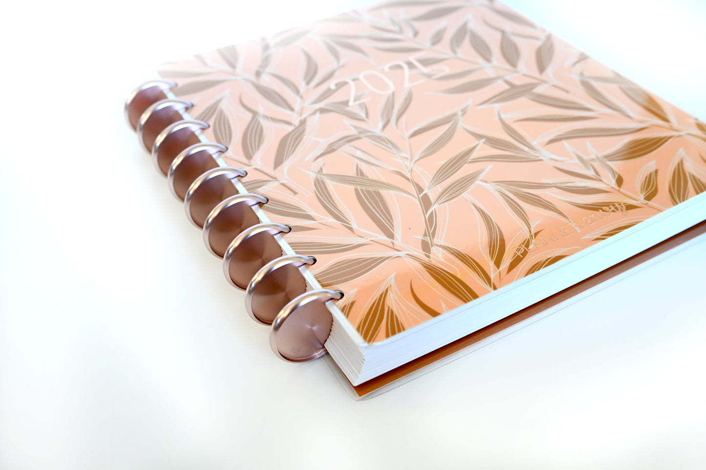 2025 Planner - Mini Signature Layout, Disc Bound - "Golden Leaves" (#1107)