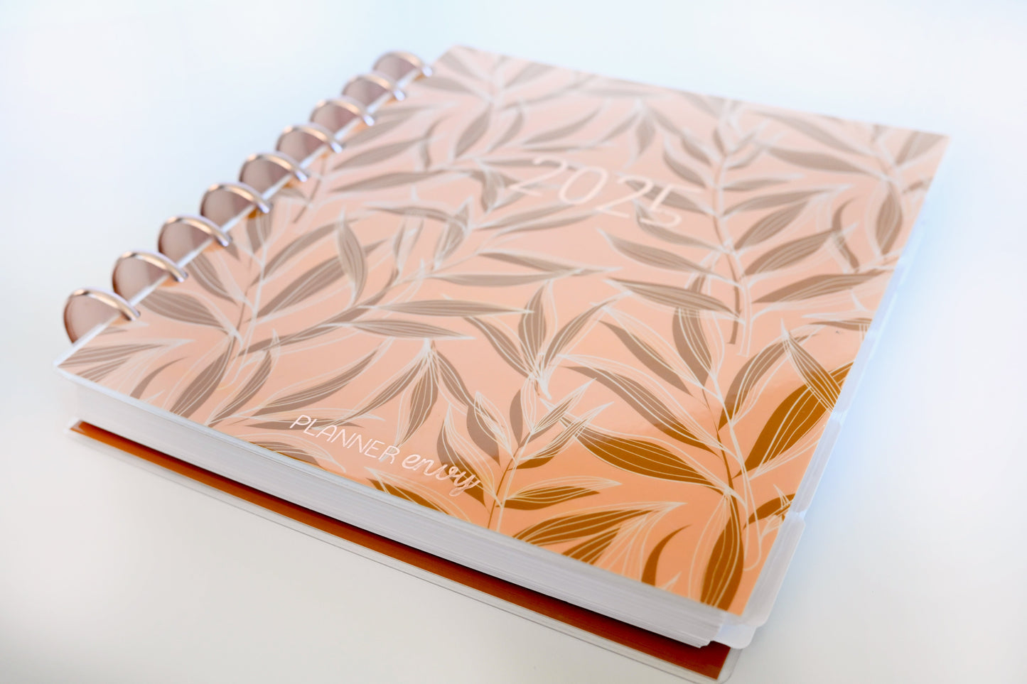 2025 Planner - Mini Signature Layout, Disc Bound - "Golden Leaves" (#1107)