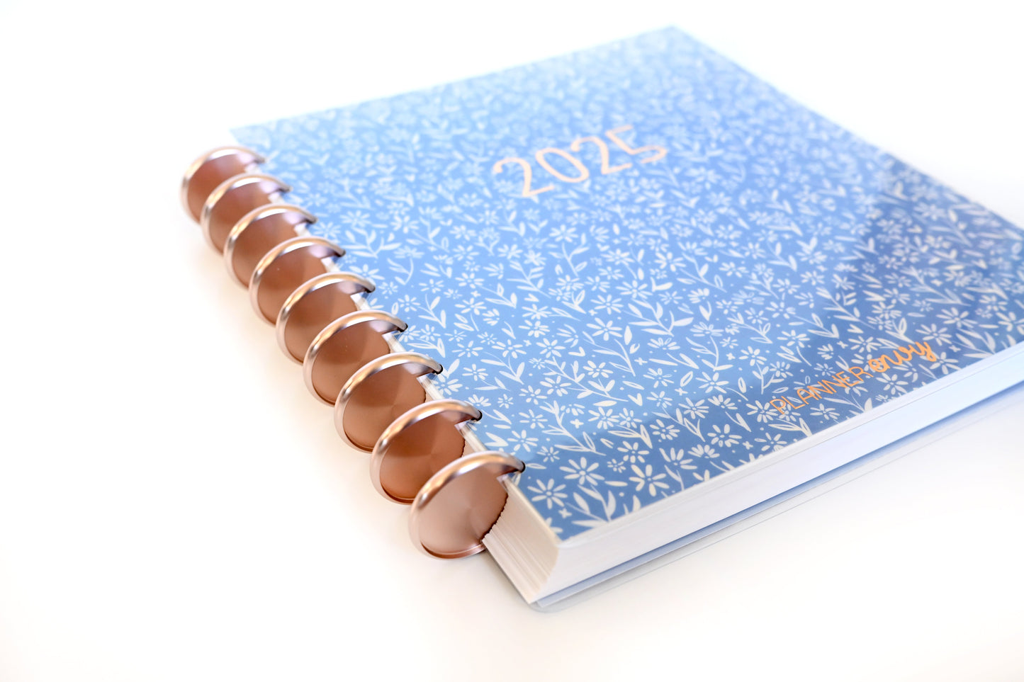 2025 Planner - Mini Horizontal Layout, Disc Bound - "Amalfi Floral" (#1006)
