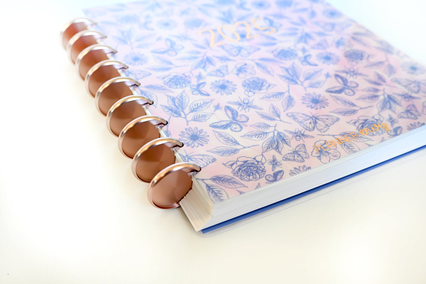 2025 Planner - Mini Signature Layout, Disc Bound - "Butterfly Doodles" (#1109)