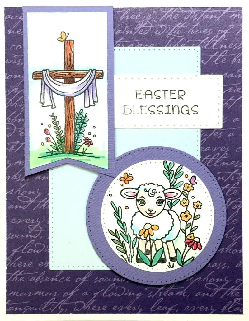 Dare 2B Artzy He is Risen Stamp Set
