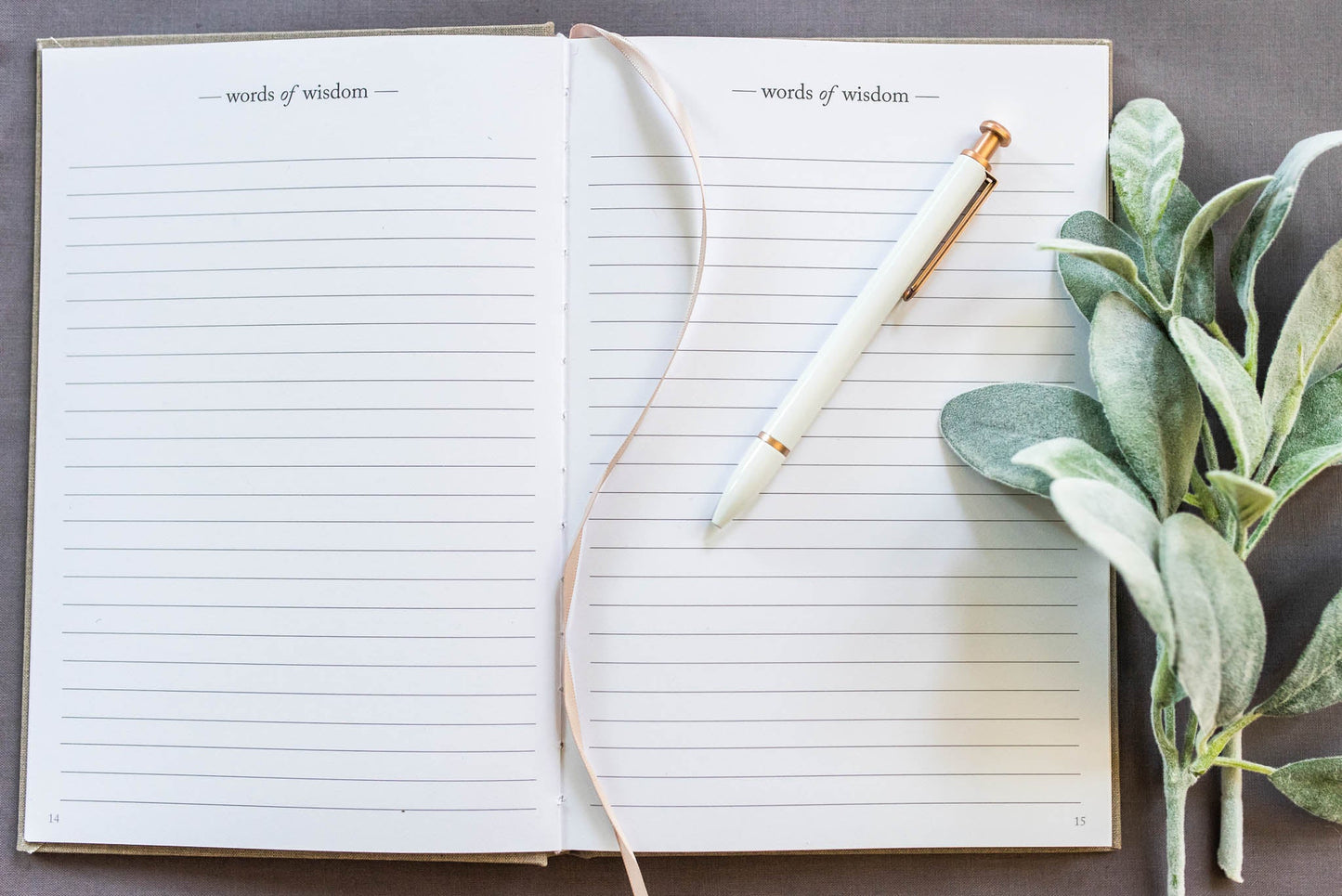 Words of Wisdom Inspirational Journal