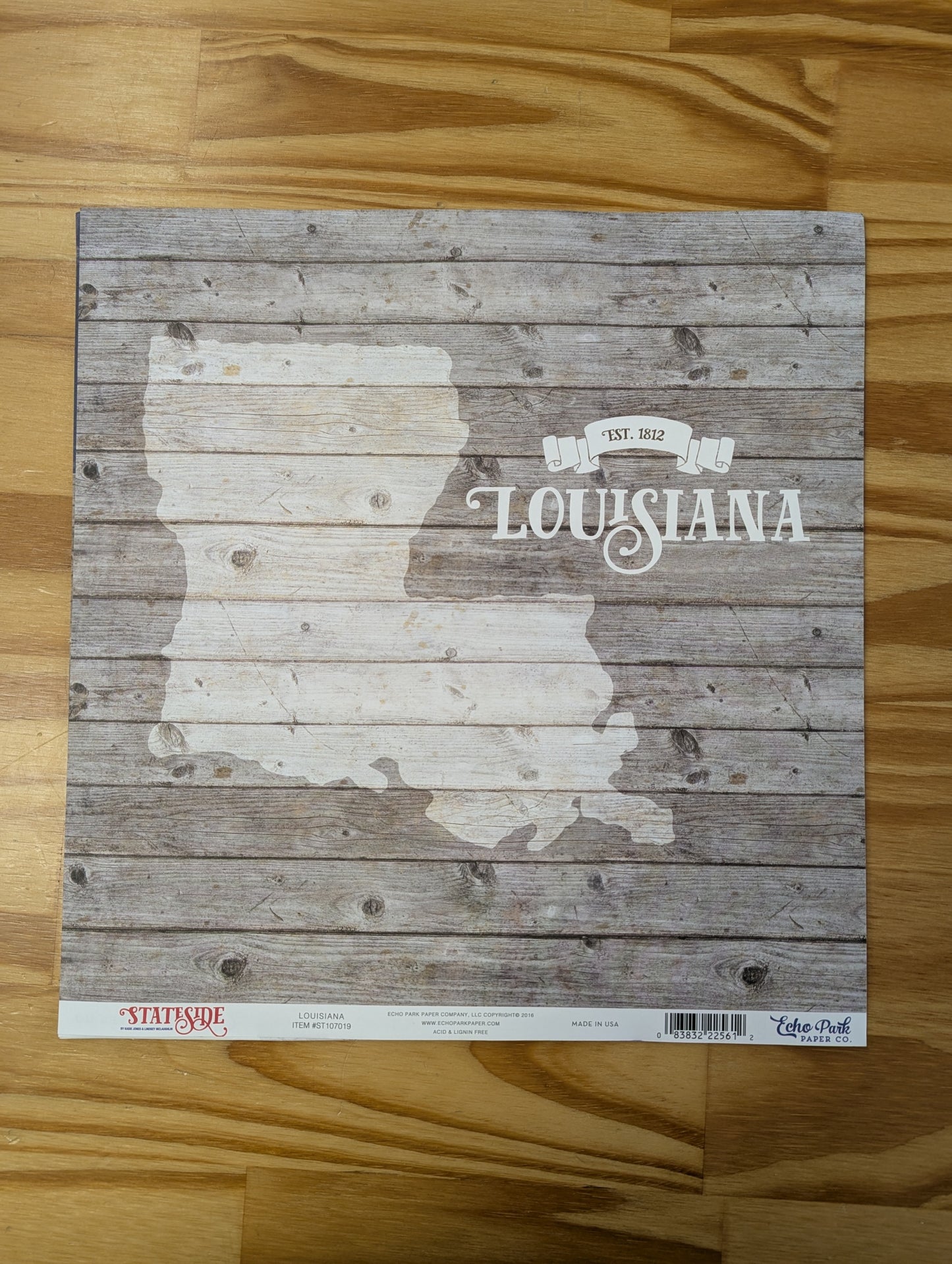 Echo Park Stateside - Louisiana 12 x 12 paper