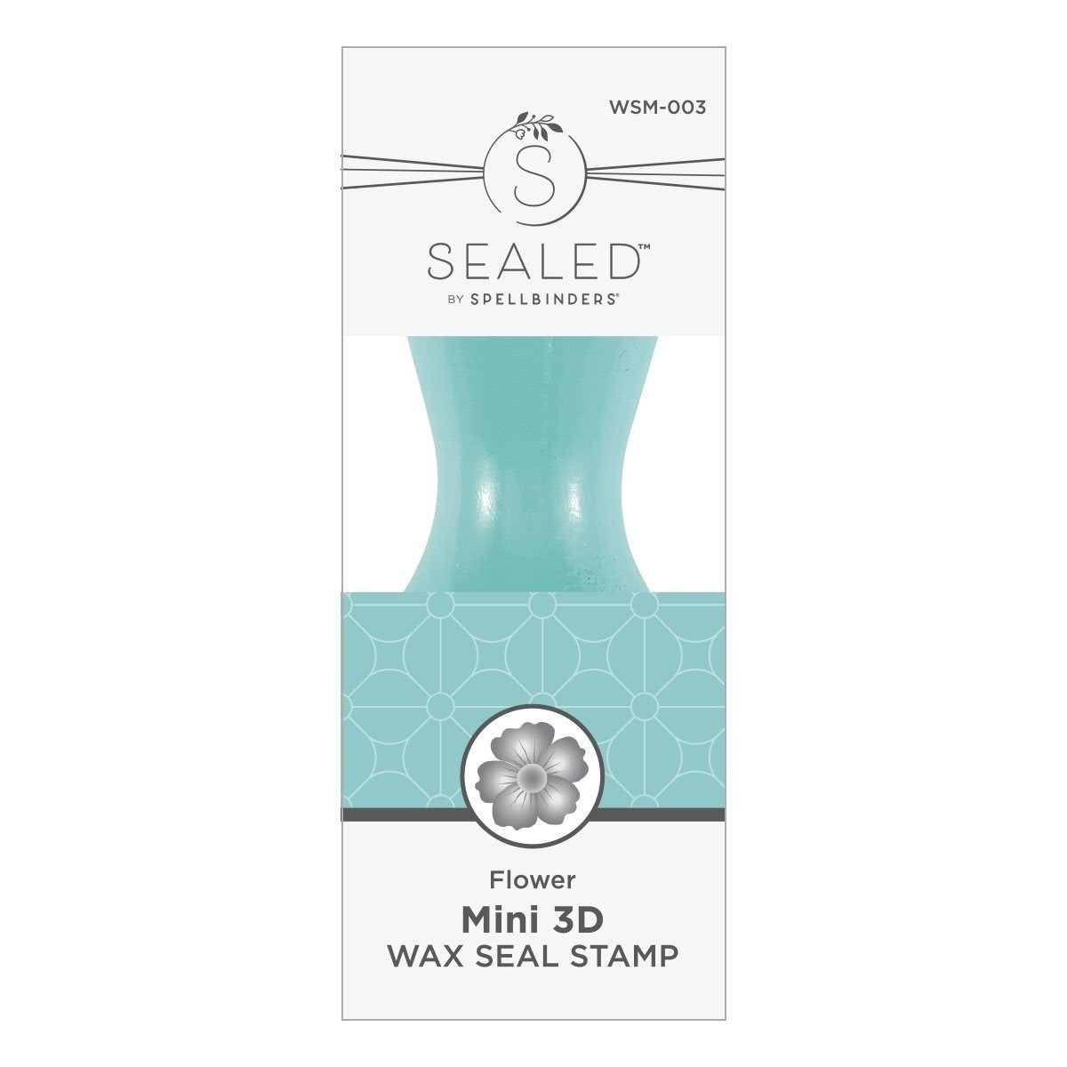 Flower Mini 3D Wax Seal from the Mini Wax Seals Collection