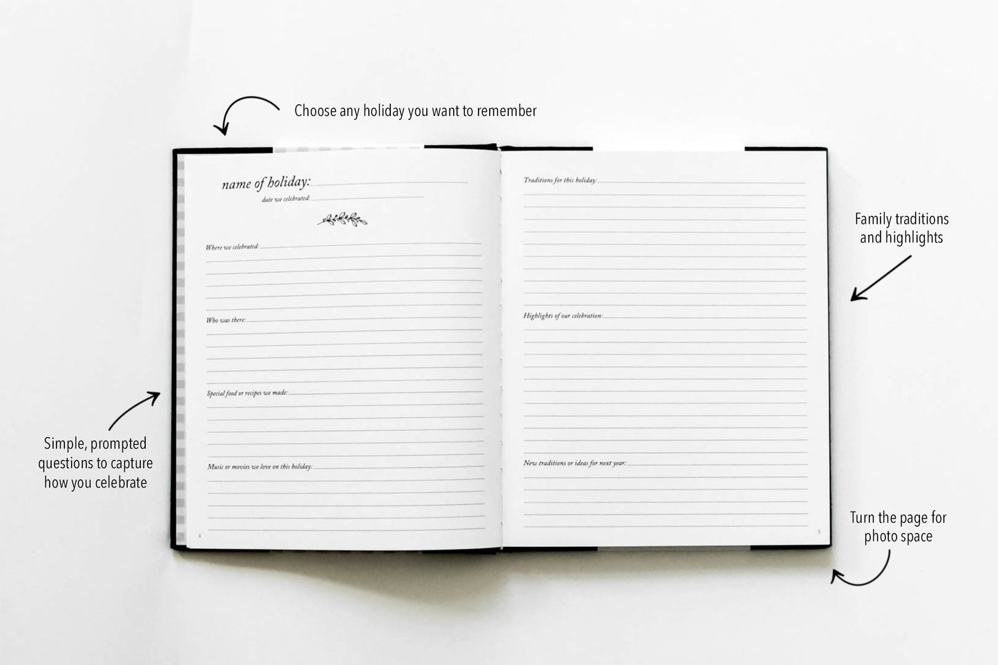 Holiday & Christmas Memory Book