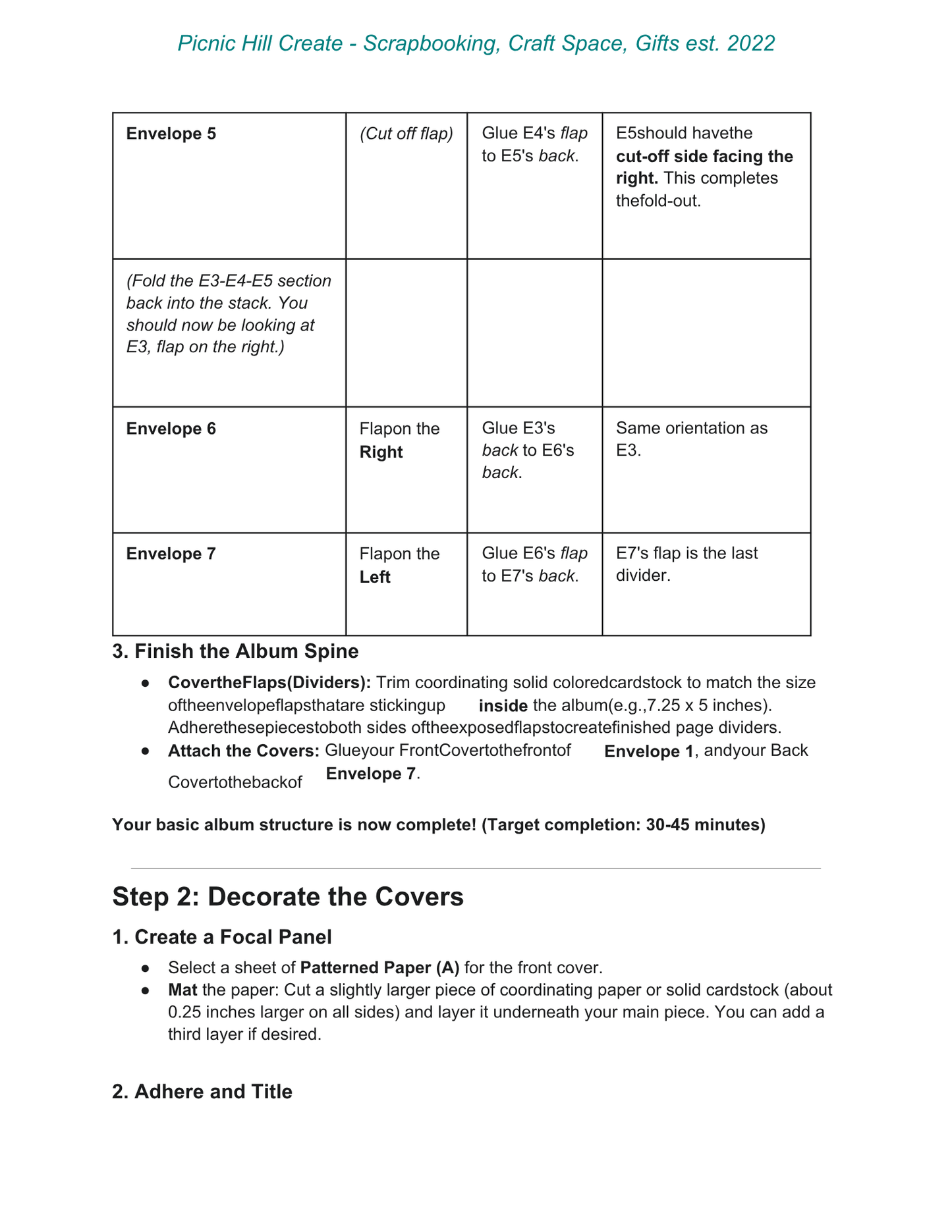 Harvest Blessings Envelope Mini Album Project Instructions
