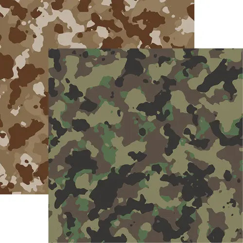 Hunter's Paradise Double-Sided Cardstock 12"X12"-Hunter's Camo