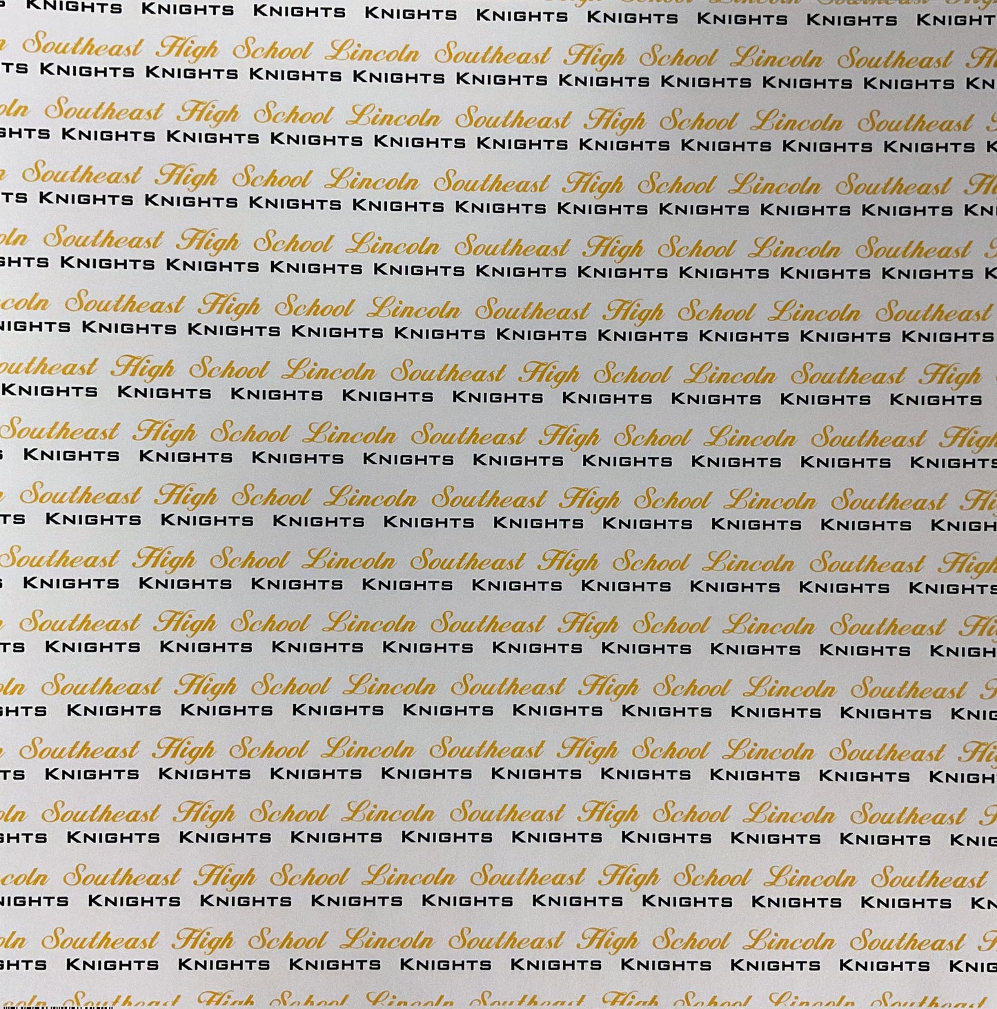 SC 24815 Custom School Paper 12 x 12 - Select School