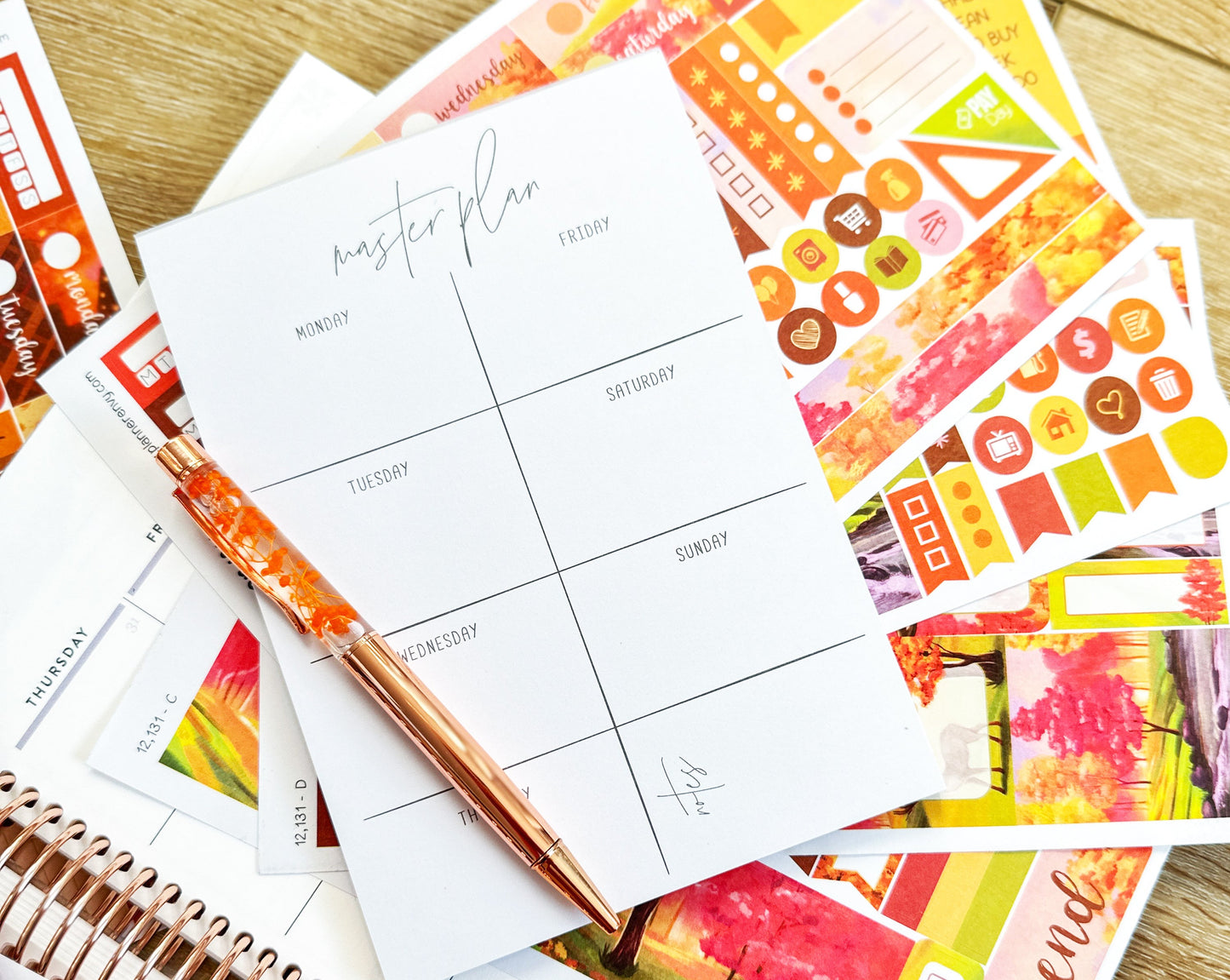 Master Plan Weekly Planner Notepad - 5x7 Inches (*Notepad Only*)