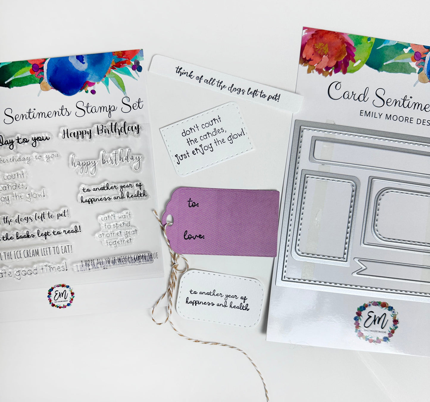 Birthday Sentiments Stamp Set