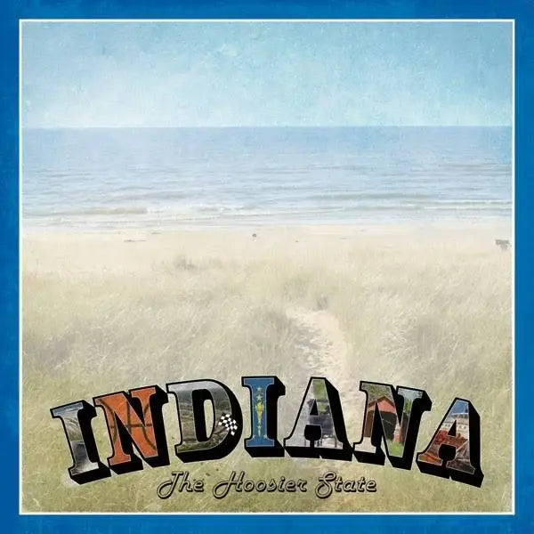 Indiana Vintage Paper 12 x 12