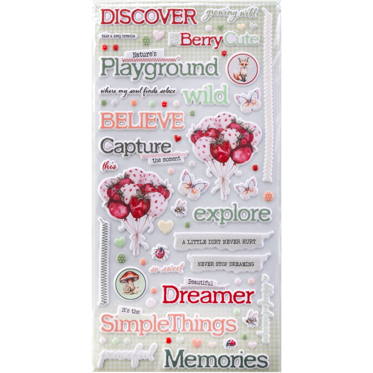 49 And Market Puffy Stickers-Nature's Haven