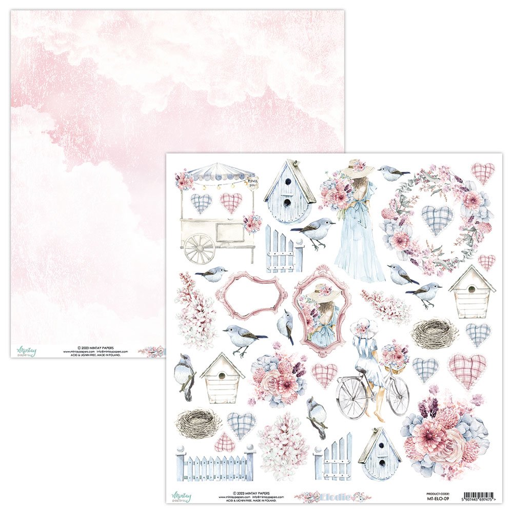 Mintay Elodie 12 x 12 Elements Paper