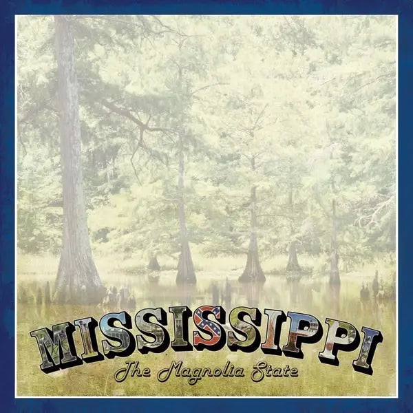 Mississippi Vintage Paper 12 x 12