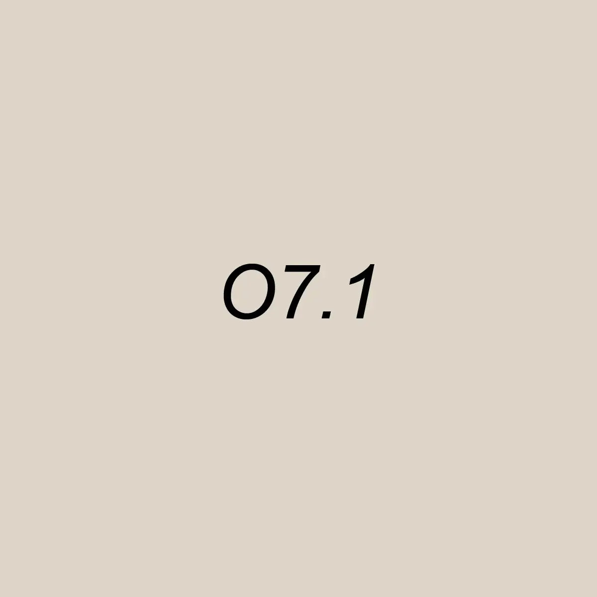 OLO Brush O7.1 Pug