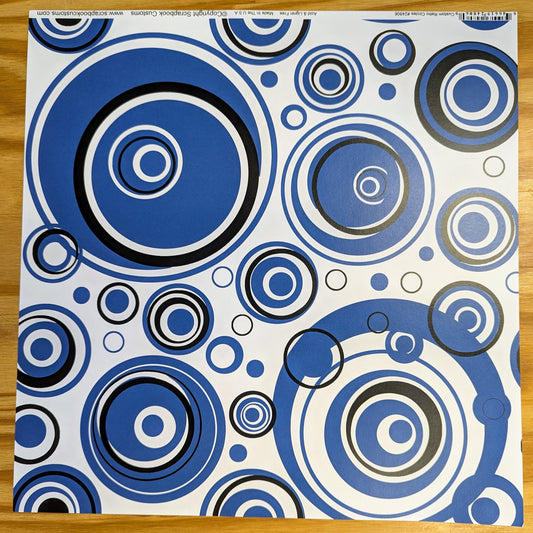 SC Custom Retro Circles 12 x 12 Paper - EHS