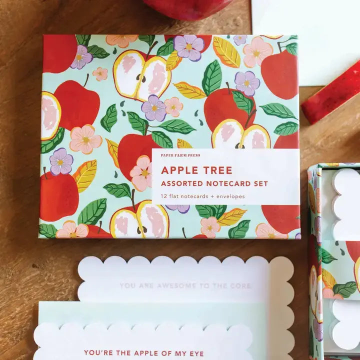 Paper Farm Press Apple Tree Assorted Notecard Set