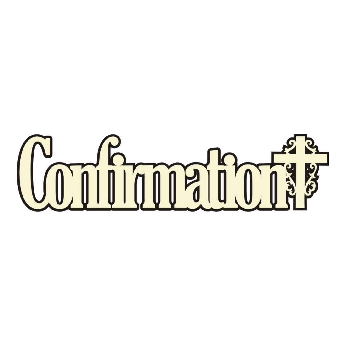 Petticoat Parlor Confirmation Cream on Black