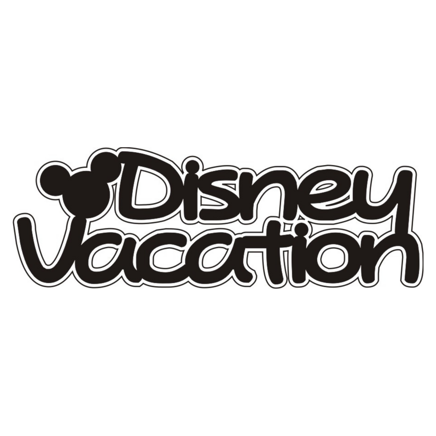 Petticoat Parlor Disney Vacation Die Cut