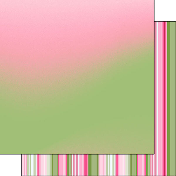 Pink & Green DS 12 x 12 paper
