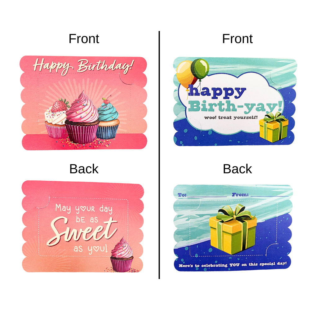 Birthday Gift Card Holders (4 ct.)