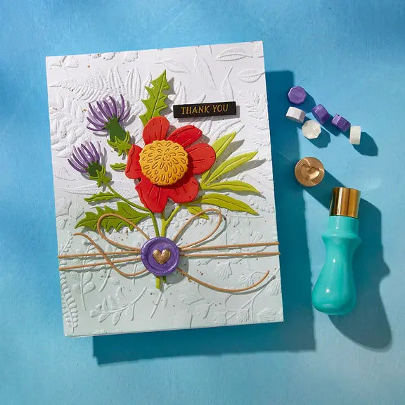 Puffy Heart Mini 3D Wax Seal from the Mini Wax Seals Collection