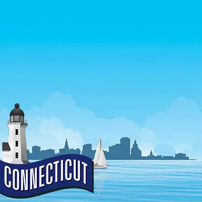 Reminisce: The State Line - Connecticut 12 x 12 Scrapbook Paper