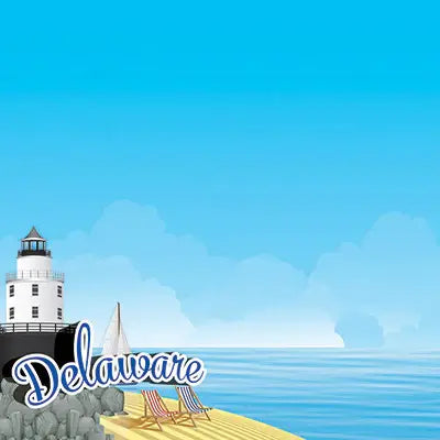 Reminisce: The State Line - Delaware 12 x 12 Scrapbook Paper