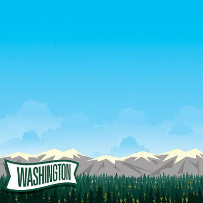 Reminisce - The State Line Washington 12 x 12 scrapbook paper