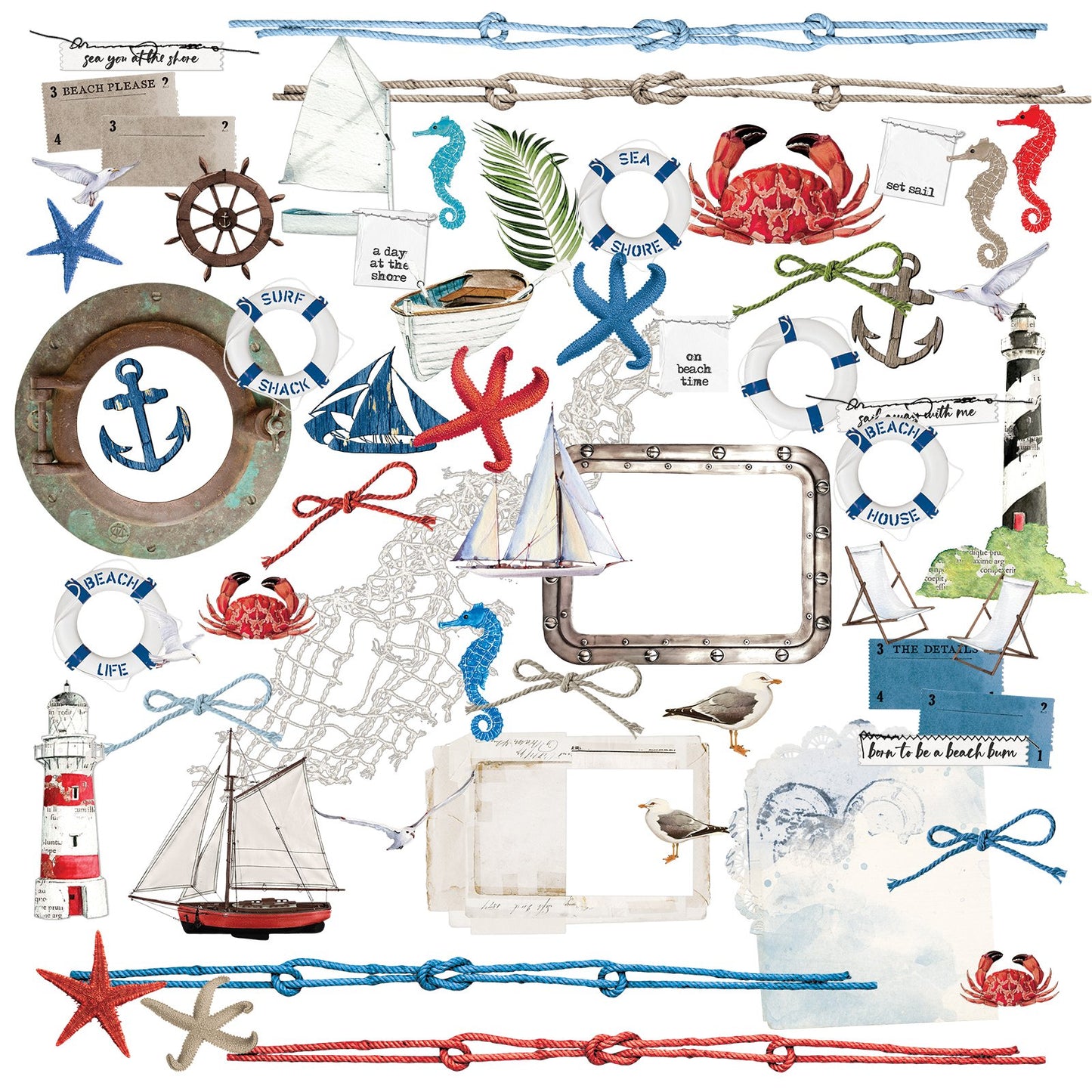 49 And Market Laser Cut Outs-By Sea, Summer Porch