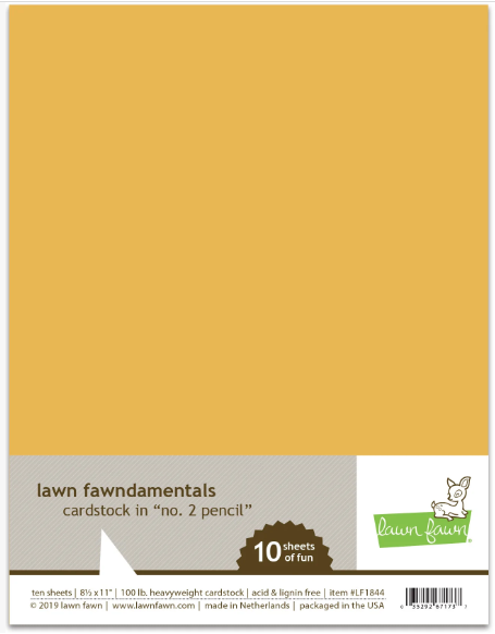 Lawn Fawndamentals Cardstock - No. 2 Pencil